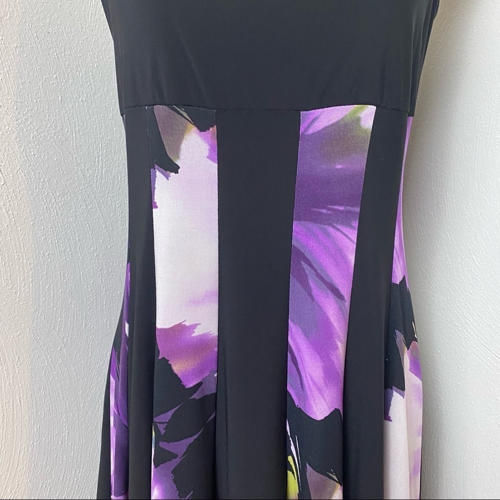 R & M Collection Fit & Flare Design Multi Colors Sz 14 - Picture 4 of 15